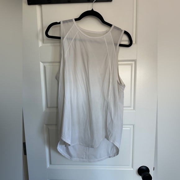 Lululemon Athletica White Sleeveless Sculpt Tank - Picture 2 of 5